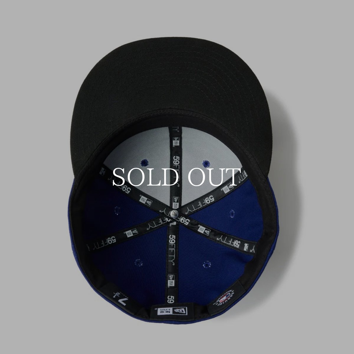 画像4: NEW ERA  59FIFTY MLB Upside Down ロサンゼルス・ドジャース ダークロイヤル (4)