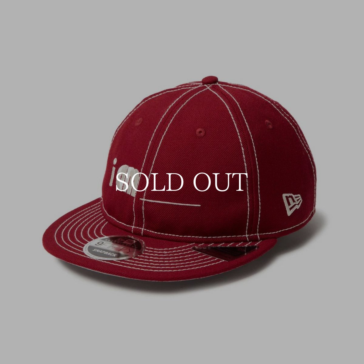 画像1: NEW ERA  RC 9FIFTY フラットバイザー MIYUKI ARIHARA i am ウール カーディナル (1)