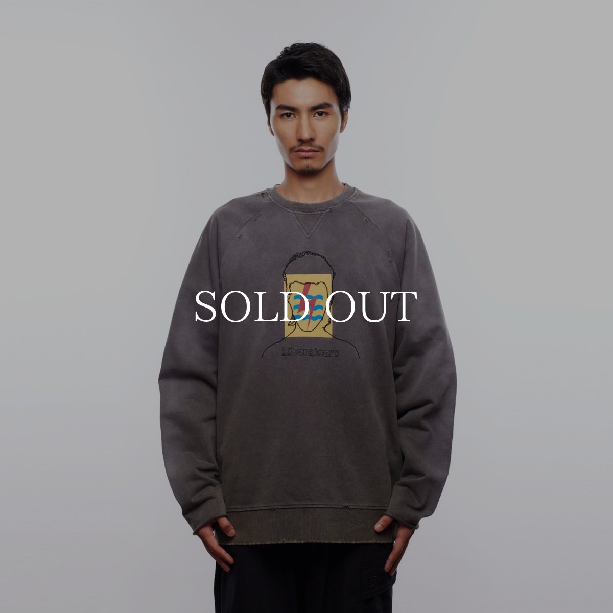 画像16: Liberaiders  GARMENT DYED CREWNECK (16)