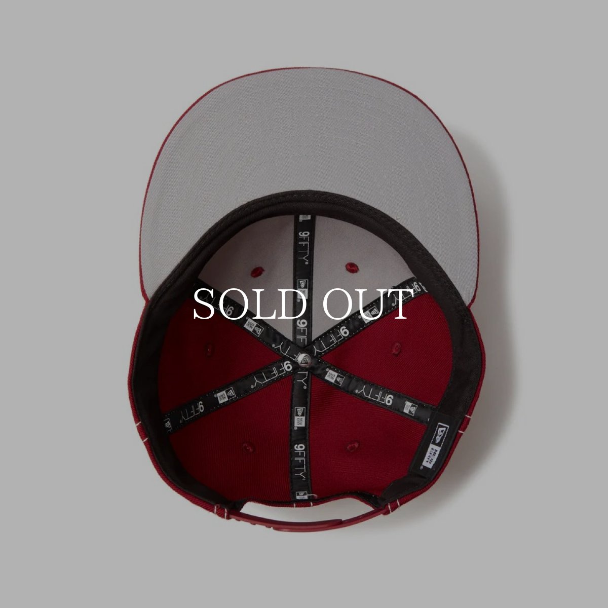 画像3: NEW ERA  RC 9FIFTY フラットバイザー MIYUKI ARIHARA i am ウール カーディナル (3)
