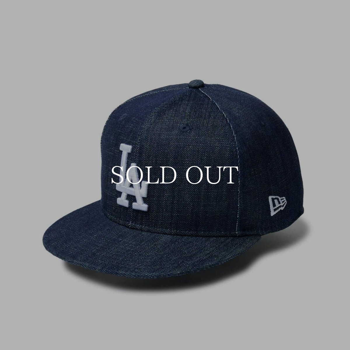 画像1: NEW ERA  9FIFTY Denim ロサンゼルス・ドジャース インディゴデニム (1)