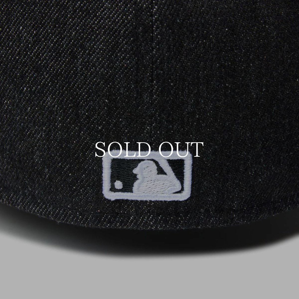 画像7: NEW ERA  59FIFTY MLB Denim 2-Tone シカゴ・ホワイトソックス ブラックデニム ブラックバイザー (7)