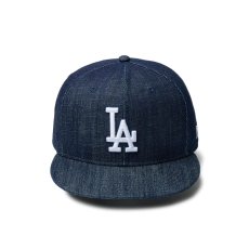 画像2: NEW ERA  9FIFTY Denim ロサンゼルス・ドジャース インディゴデニム (2)