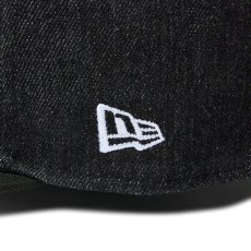 画像6: NEW ERA  59FIFTY MLB Denim 2-Tone シカゴ・ホワイトソックス ブラックデニム ブラックバイザー (6)
