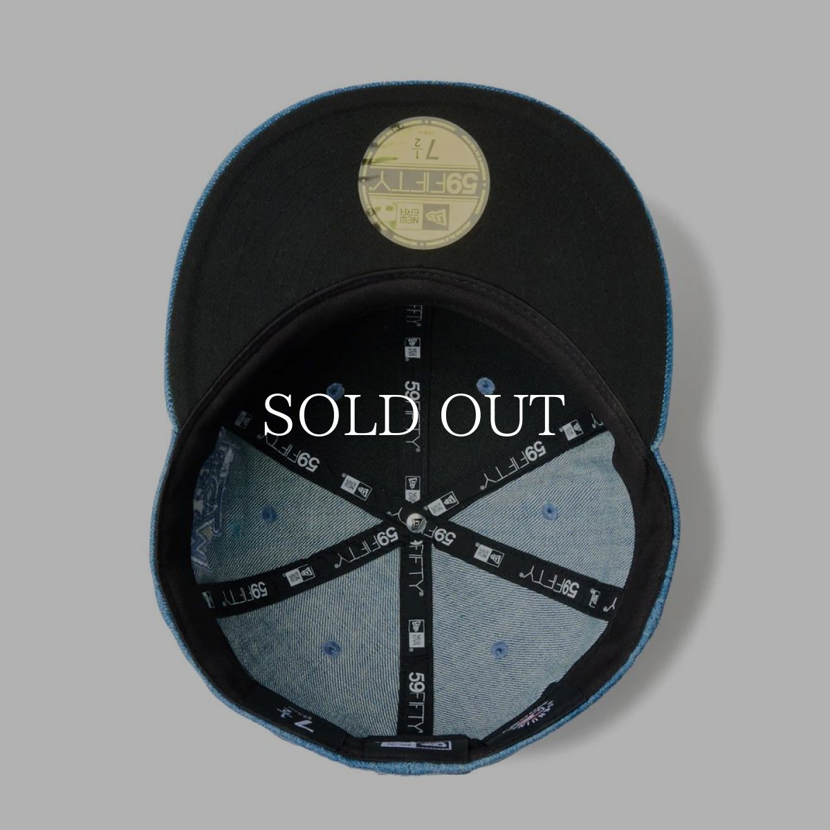 画像5: NEW ERA  59FIFTY Denim ロサンゼルス・ドジャース ワールドシリーズサイドパッチ ウォッシュドデニム (5)