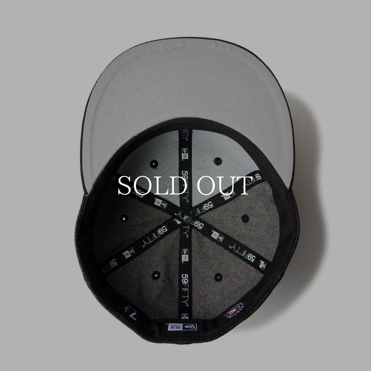 画像4: NEW ERA  59FIFTY MLB Denim 2-Tone シカゴ・ホワイトソックス ブラックデニム ブラックバイザー (4)