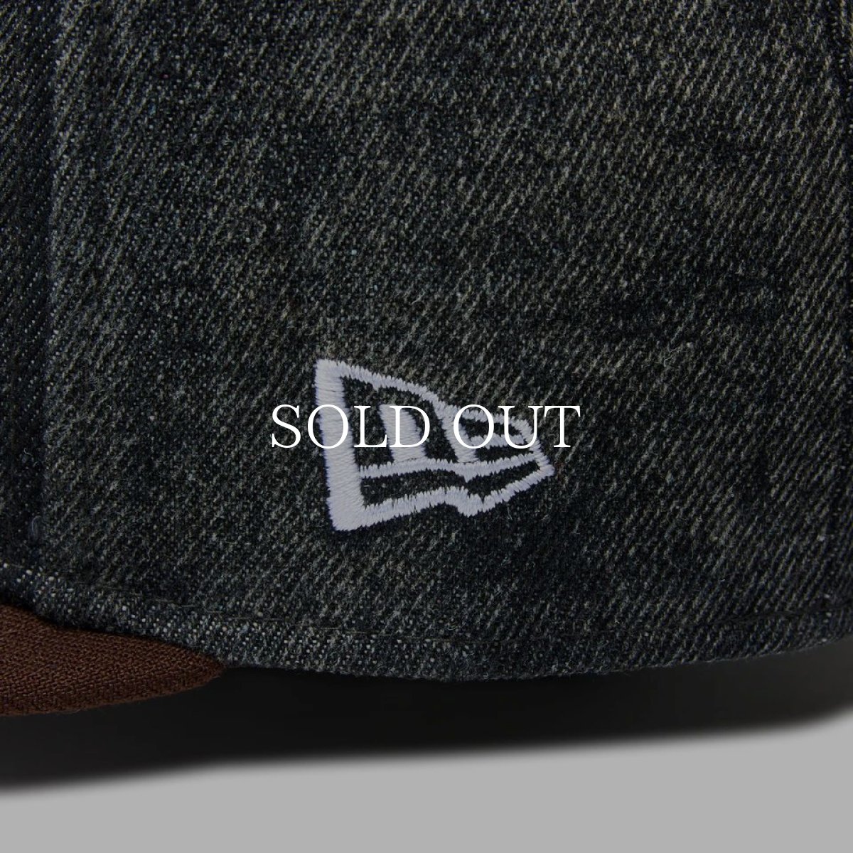 画像6: NEW ERA  59FIFTY MLB Denim 2-Tone サンディエゴ・パドレス ウォッシュド ブラックデニム バーントウッドバイザー (6)