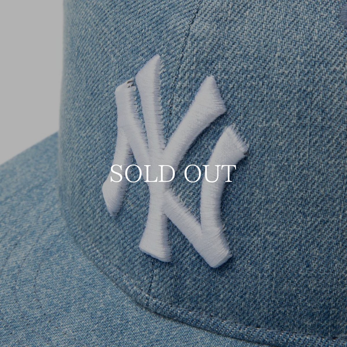 画像5: NEW ERA  9FIFTY Denim ニューヨーク・ヤンキース ウォッシュドデニム (5)