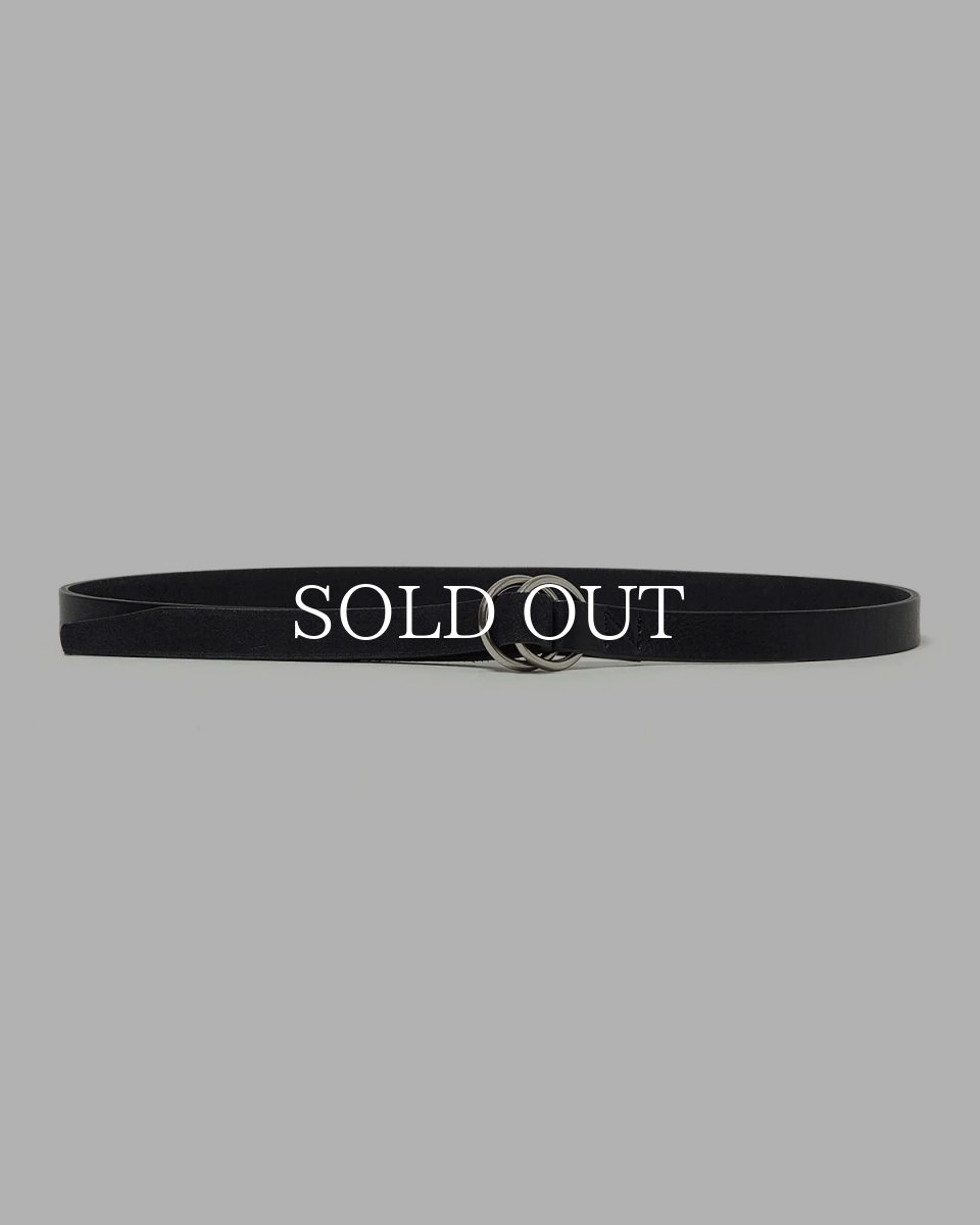 画像1: nonnative  OFFICER RING BELT COW LEATHER (1)