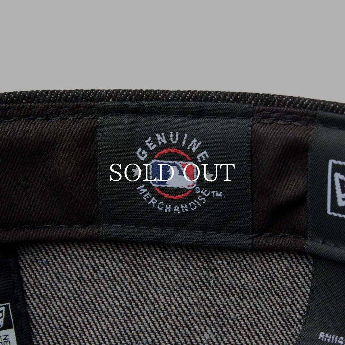 画像8: NEW ERA  59FIFTY MLB Denim 2-Tone シカゴ・ホワイトソックス ブラックデニム ブラックバイザー (8)