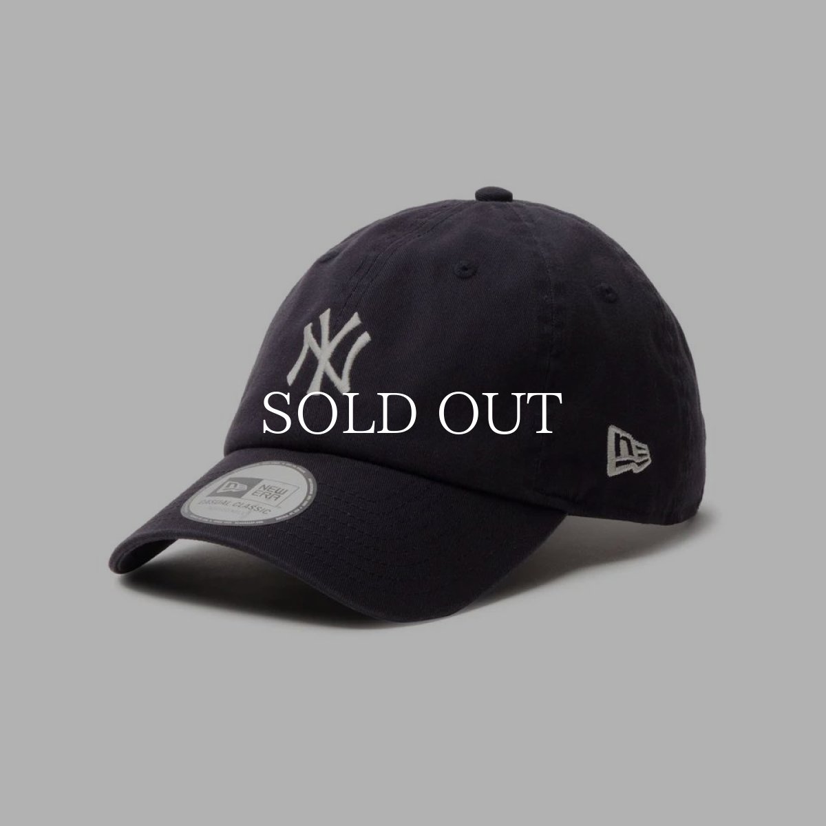 画像1: NEW ERA  カジュアルクラシック MLB Casual Classic ニューヨーク・ヤンキース ミッドロゴ ネイビー (1)
