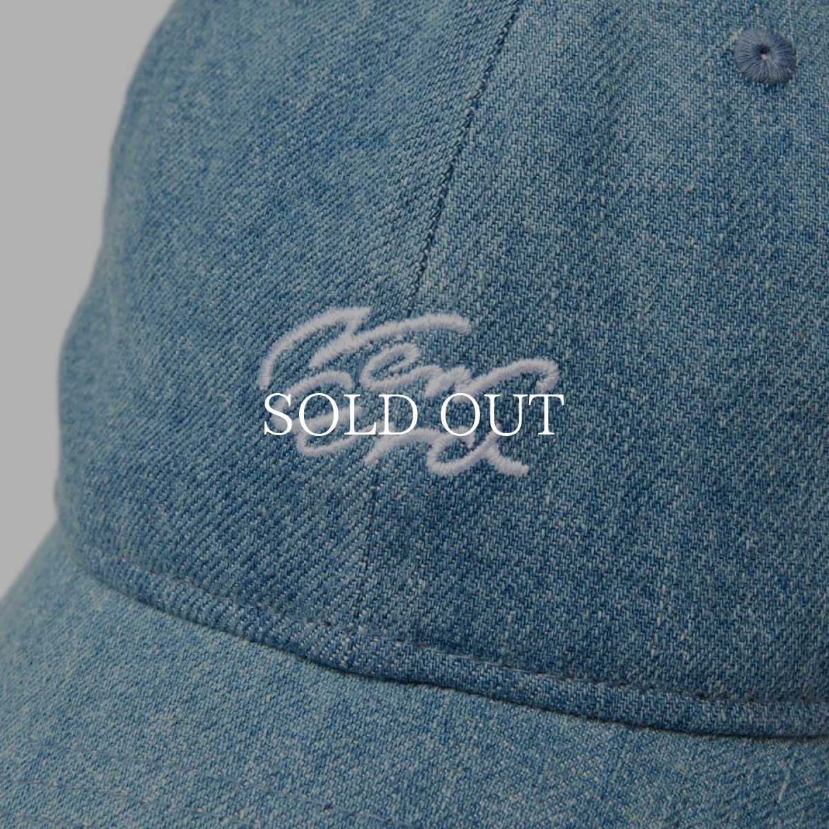 画像5: NEW ERA  9TWENTY Denim Handwritten Logo ウォッシュドデニム (5)