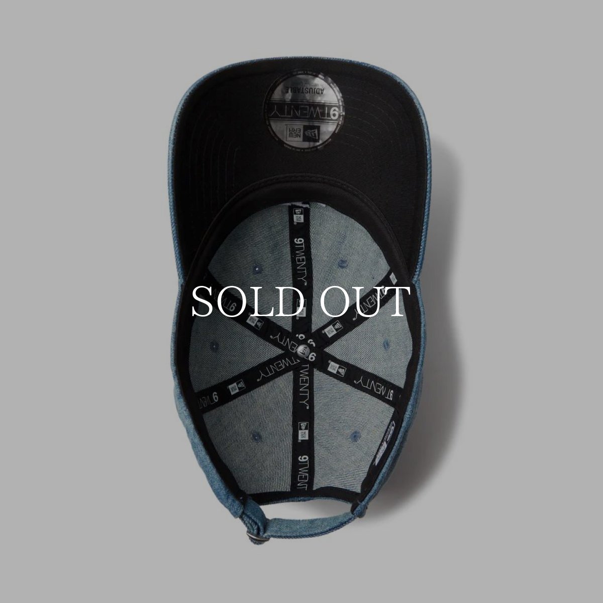 画像4: NEW ERA  9TWENTY Denim Handwritten Logo ウォッシュドデニム (4)