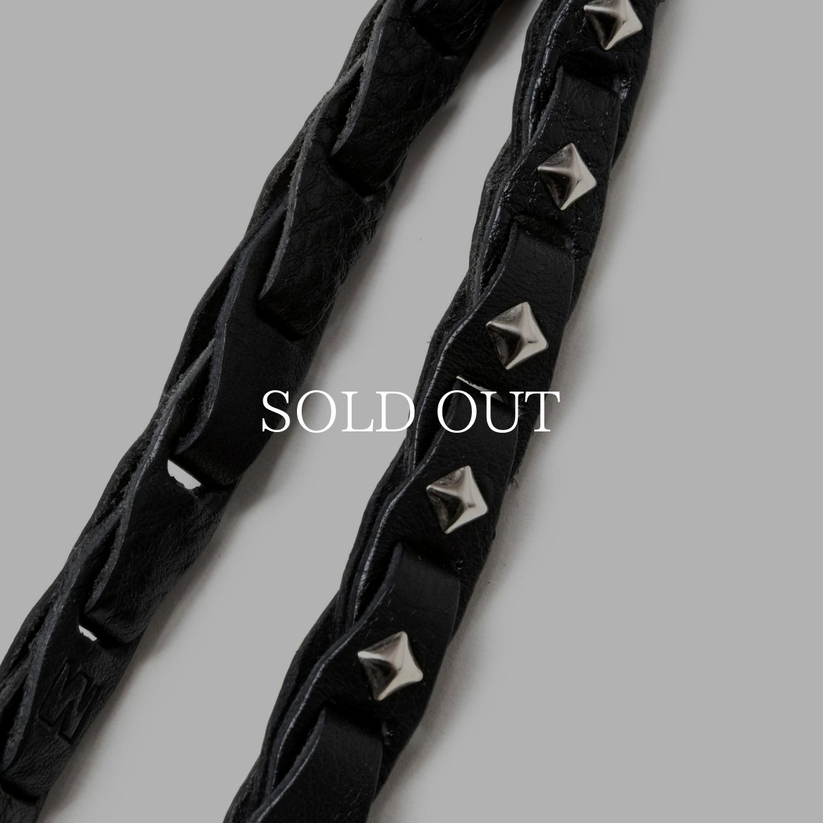 画像3: CALEE  CHAIN LEATHER WRIST STRAP (3)