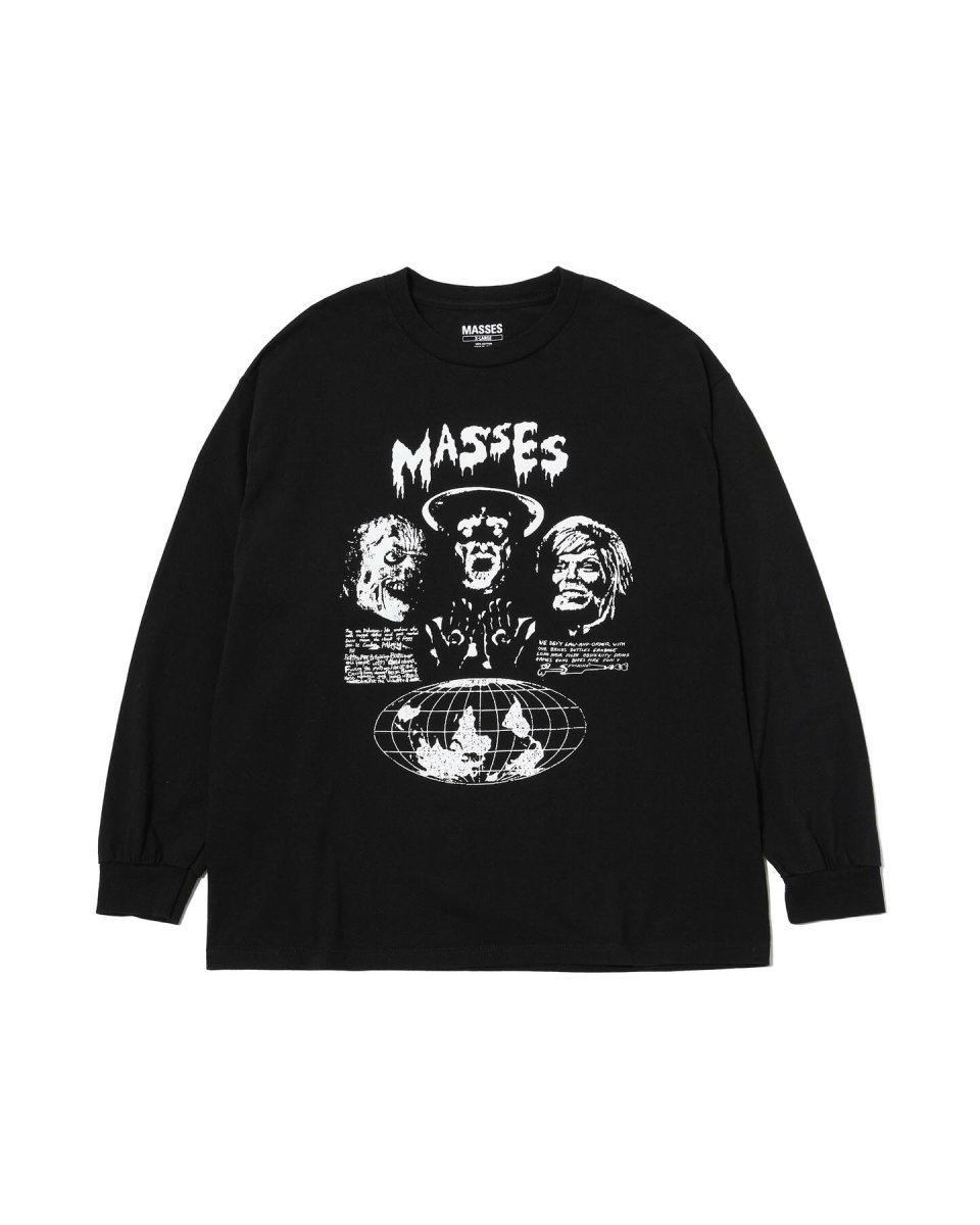 画像1: MASSES   T-SHIRTS L/S GLOBE (1)