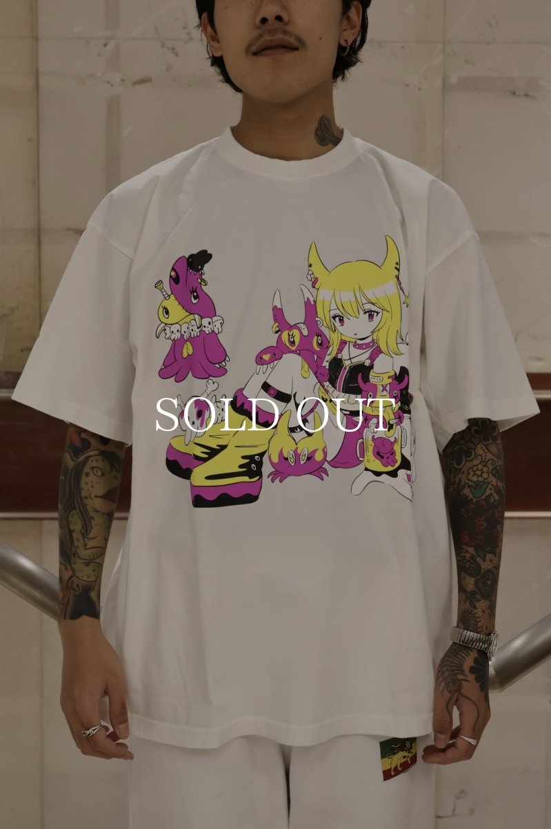 画像6: KIDILL  PUNK GIRL T-SHIRT HARD WASH ARTWORK BY KAE TANAKA (6)