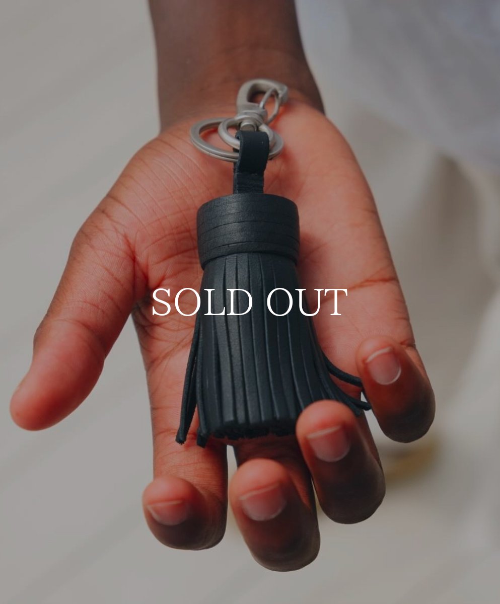 画像3: hobo  TASSEL KEY RING COW LEATHER (3)