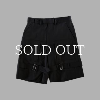 今期完売　kidill TAILORED BONDAGE SHORT PANTS KIDILL / TAILORED BONDAGE SHORT PANTS / NAVY TARTAN