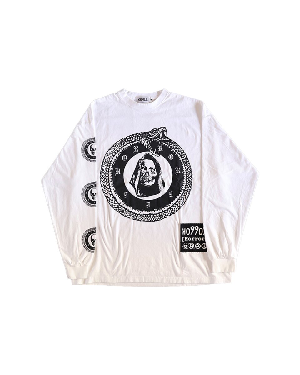 画像3: KIDILL  PATCH LONG SLEEVE T-SHIRT HARD WASH HO99O9 COLLABORATION (3)