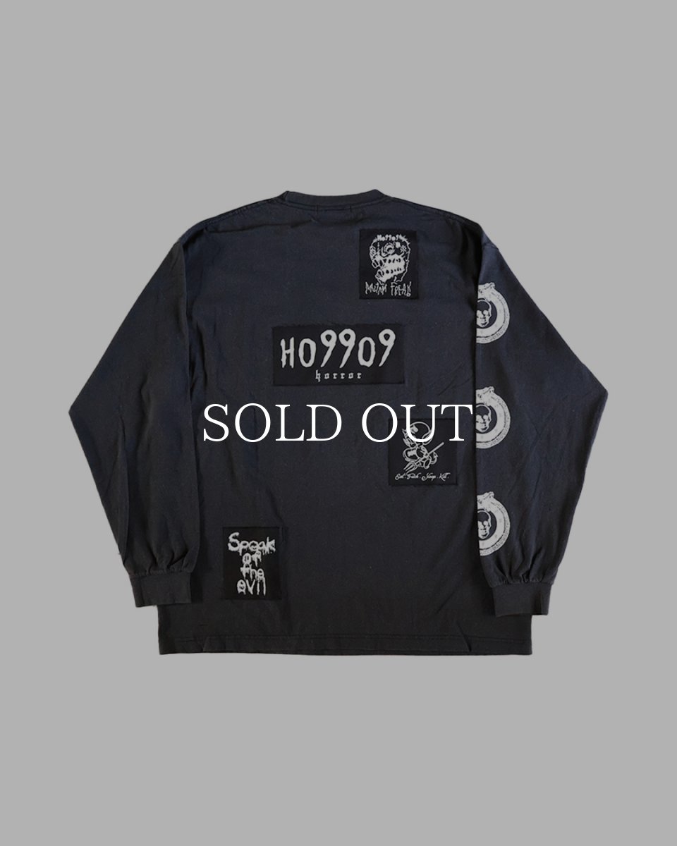 画像2: KIDILL  PATCH LONG SLEEVE T-SHIRT HARD WASH HO99O9 COLLABORATION (2)