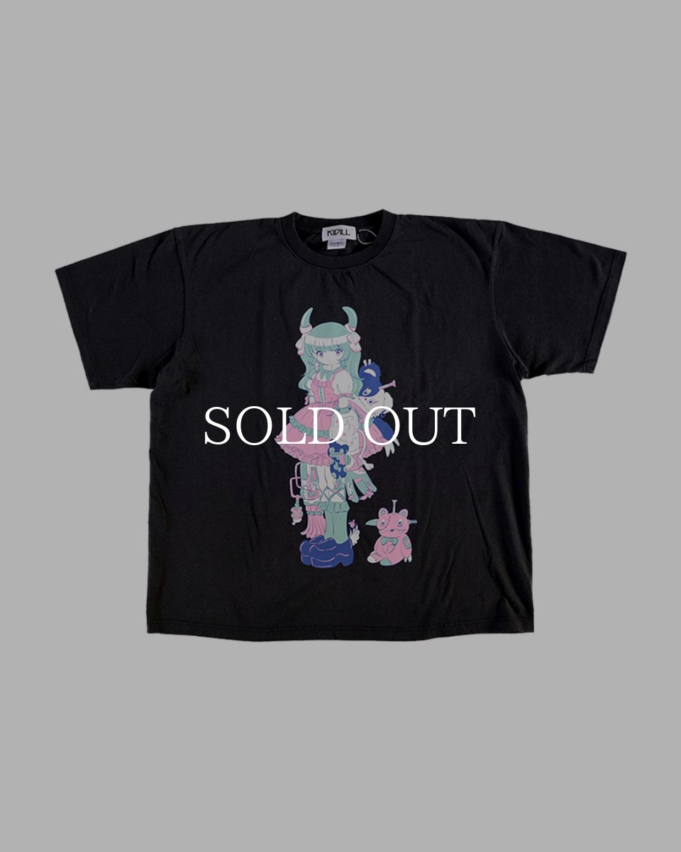 画像1: KIDILL  LOLITA GIRL T-SHIRT HARD WASH ARTWORK BY KAE TANAKA (1)