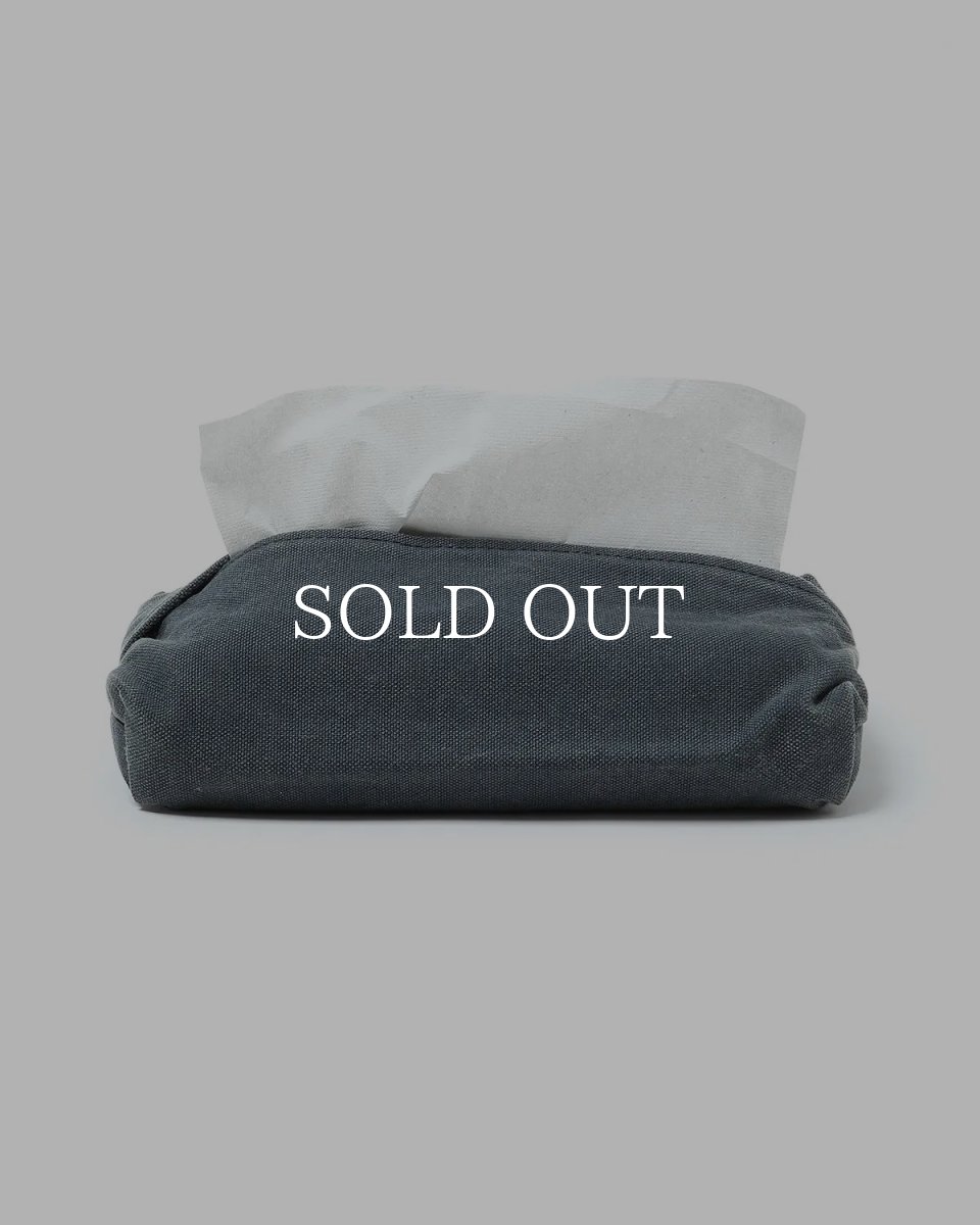 画像1: hobo  TISSUE HOLDER HEAVY CANVAS (1)