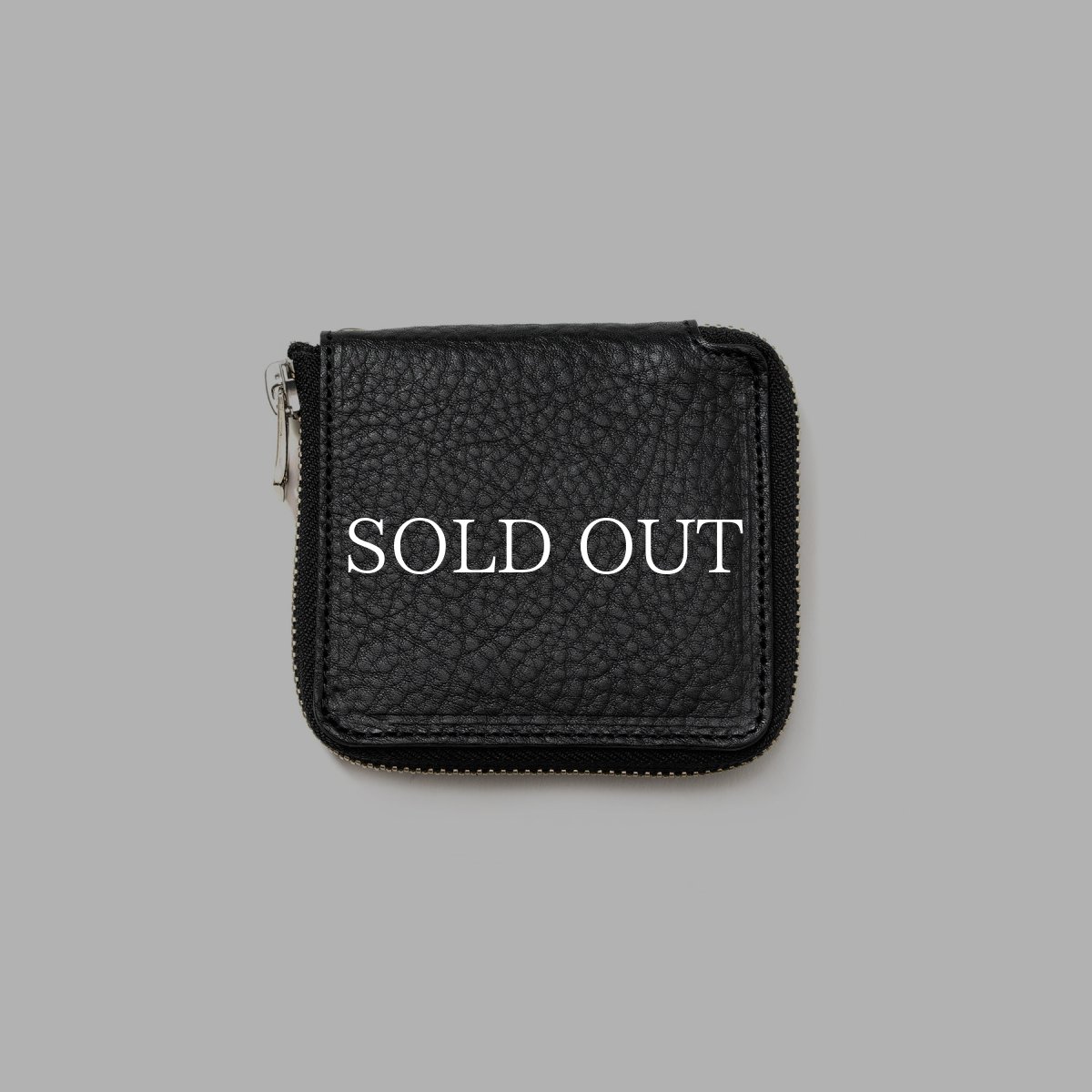 画像2: CALEE  ROUND ZIP LEATHER SHORT WALLET (2)
