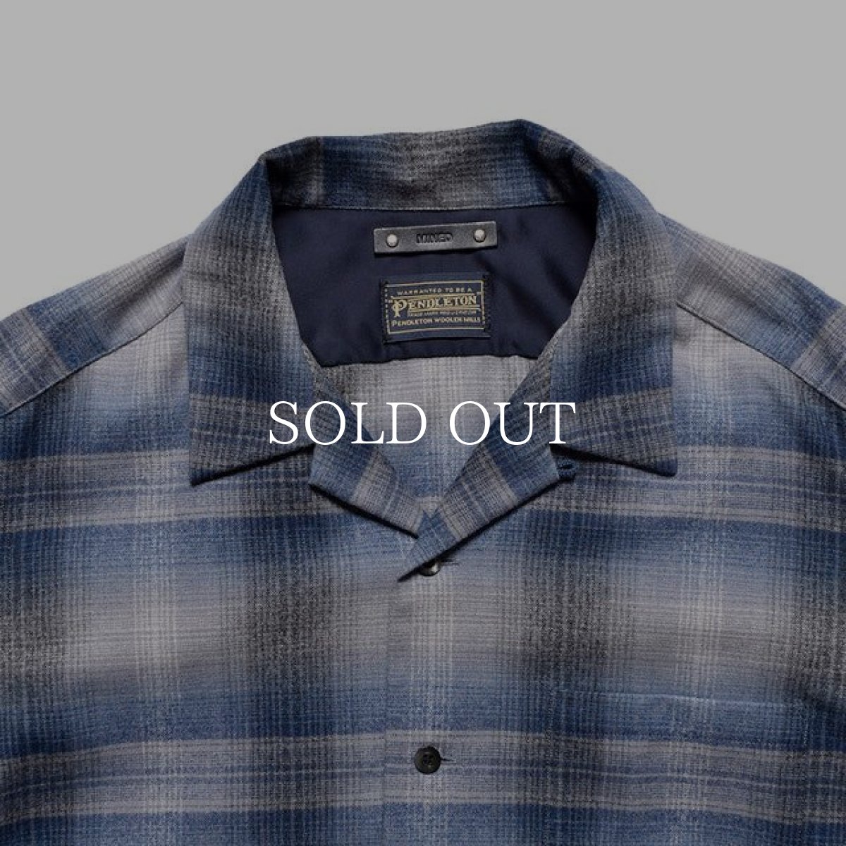 画像10: MINEDENIM  PENDLETON W.Plaid Open Collar SH  W.Plaid Open Collar (10)
