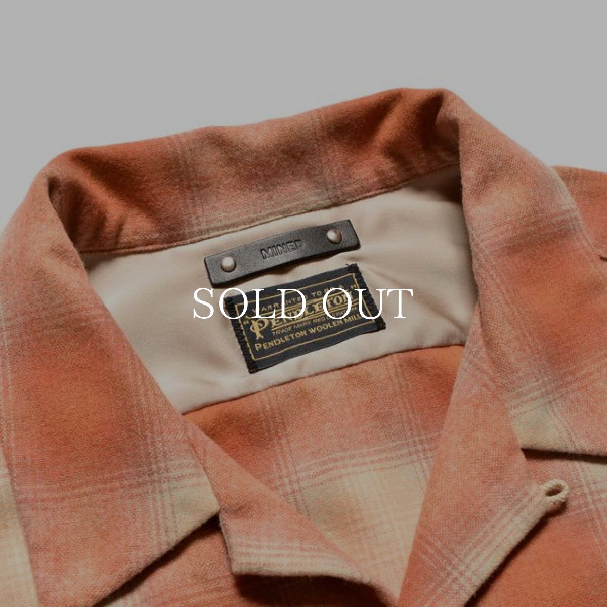 画像5: MINEDENIM  PENDLETON W.Plaid Open Collar SH  W.Plaid Open Collar (5)