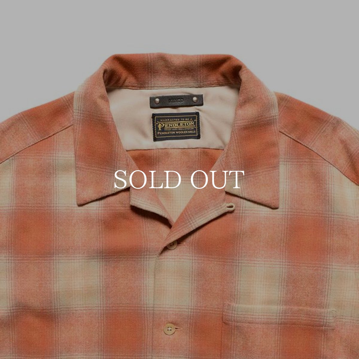 画像3: MINEDENIM  PENDLETON W.Plaid Open Collar SH  W.Plaid Open Collar (3)