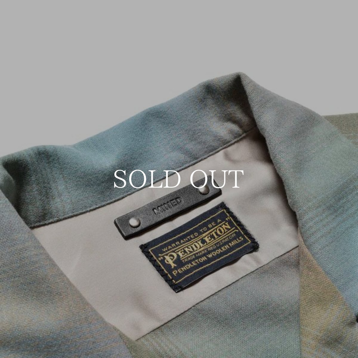 画像18: MINEDENIM  PENDLETON W.Plaid Open Collar SH  W.Plaid Open Collar (18)