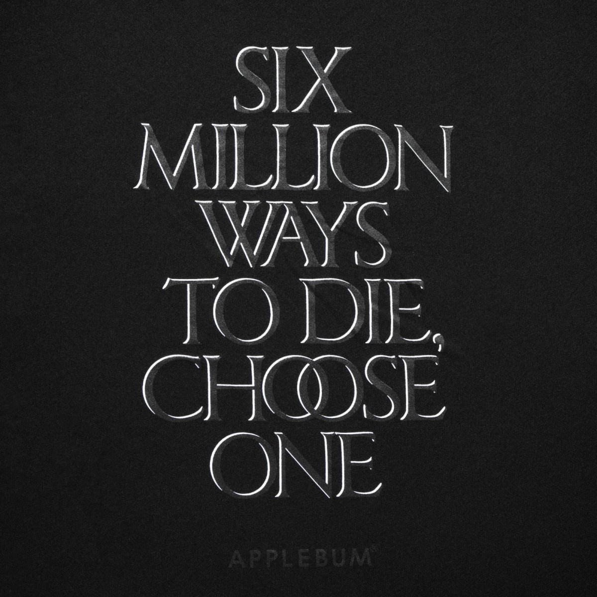 画像3: APPLEBUM  “Six Million” Dry T-shirt [Show & Prove] (3)