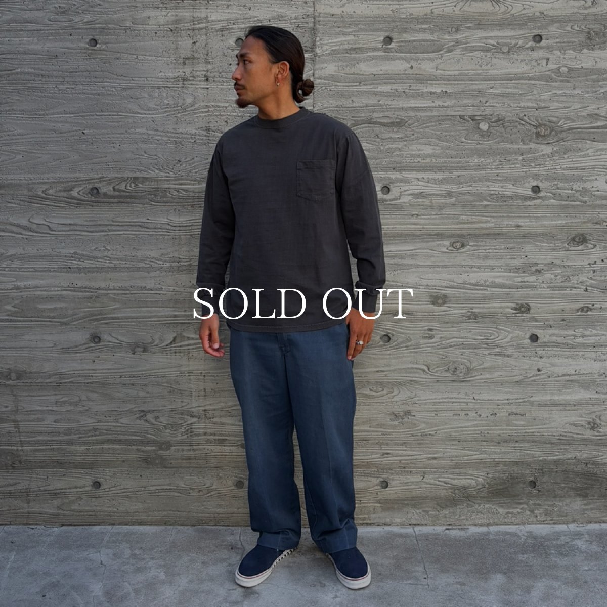 画像10: STANDARD CALIFORNIA  SD Heavyweight Pocket Long Sleeve T Vintage Wash (10)