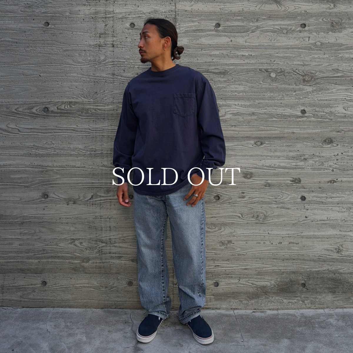 画像9: STANDARD CALIFORNIA  SD Heavyweight Pocket Long Sleeve T Vintage Wash (9)