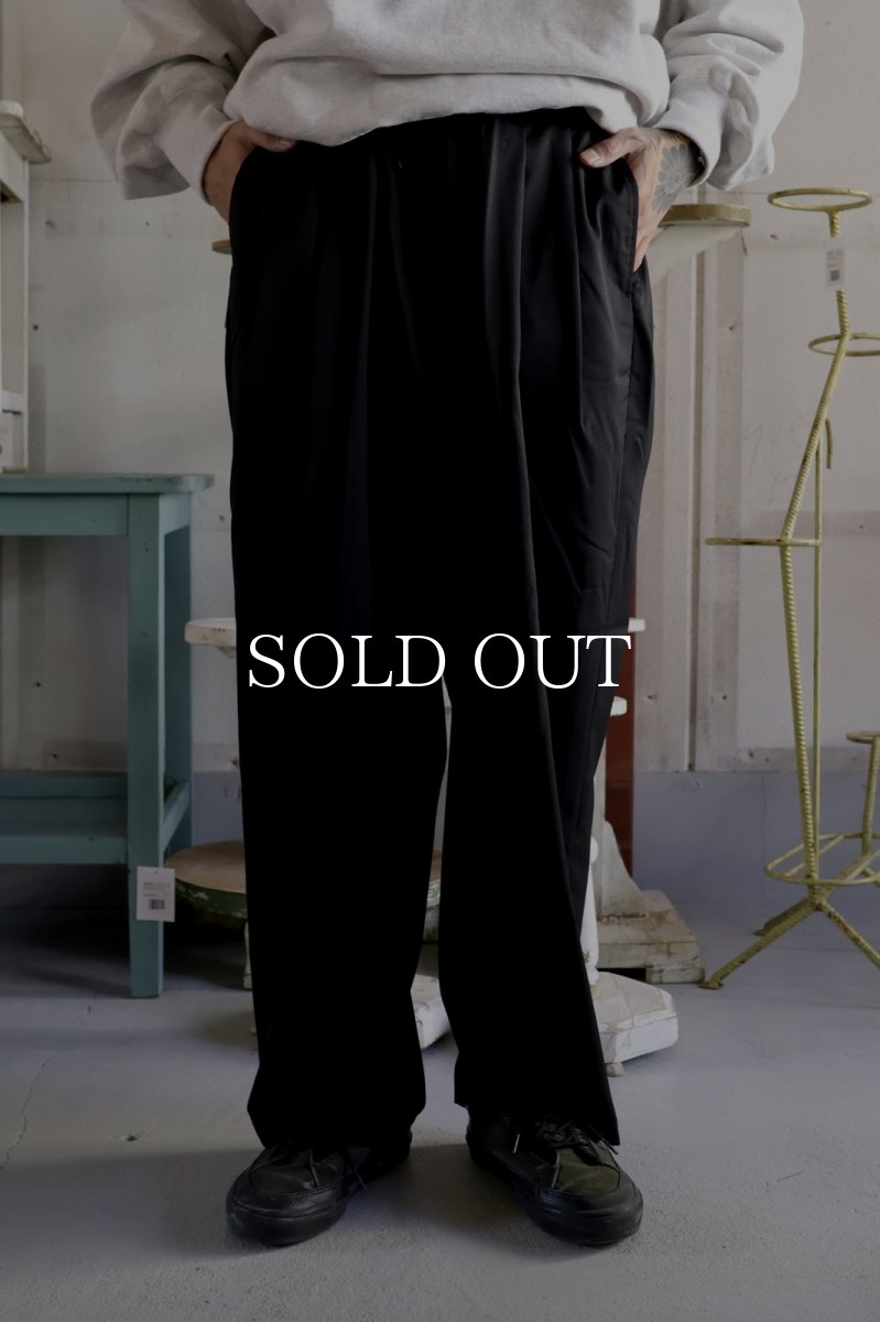 画像3: COOTIE   Comfort Merino Saxony 2 Tuck Wide Easy Trousers (3)