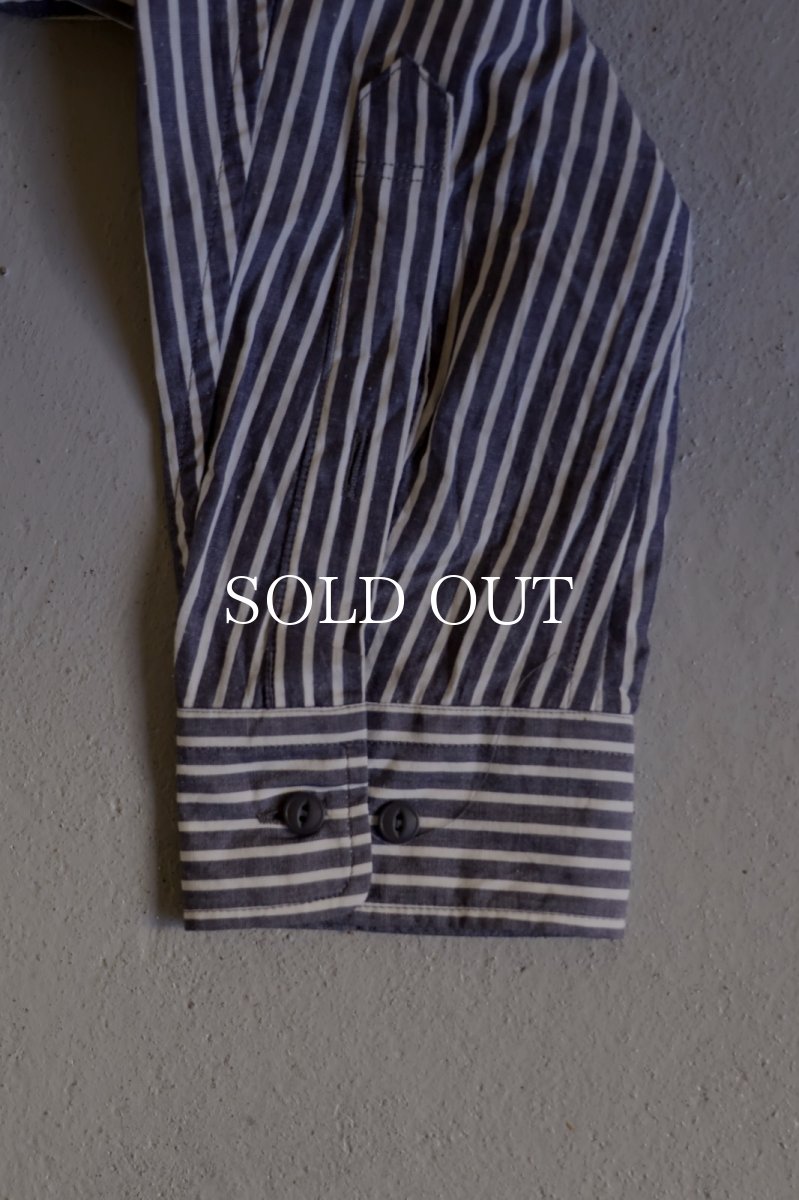 画像3: nonnative  VOYAGER L/S SHIRT C/Li/Ra BROAD STRIPE (3)