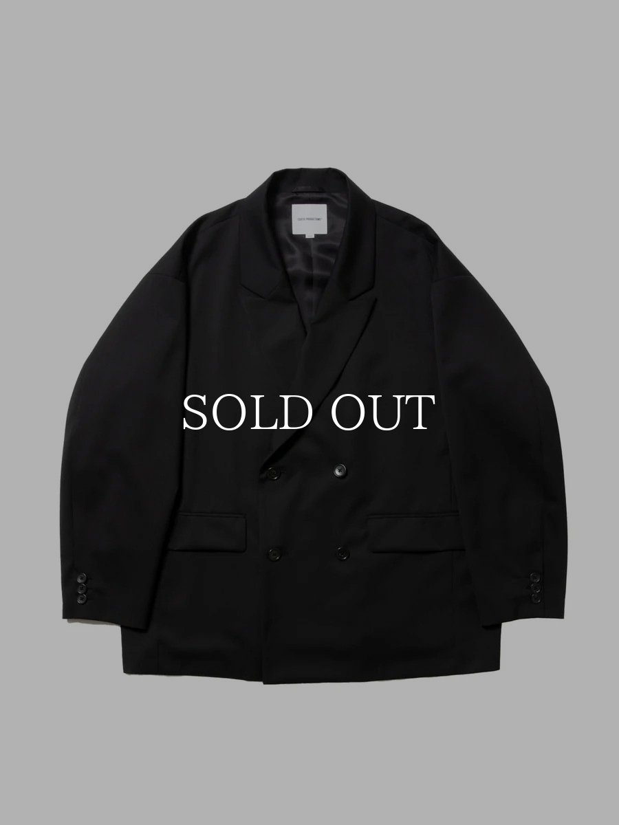 画像1: COOTIE   Comfort Merino Saxony Double Breasted Jacket (1)