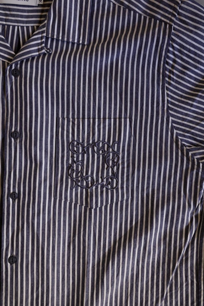 画像2: nonnative  VOYAGER L/S SHIRT C/Li/Ra BROAD STRIPE (2)