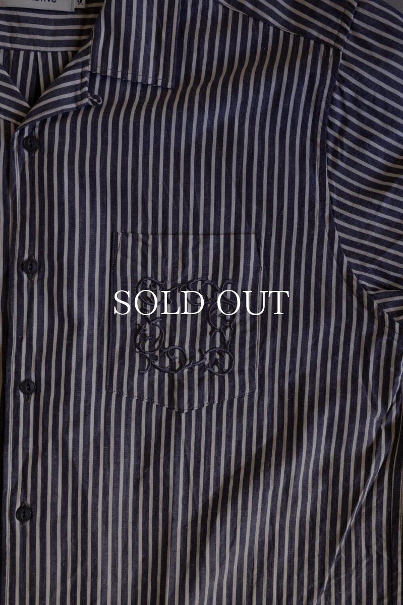 画像2: nonnative  VOYAGER L/S SHIRT C/Li/Ra BROAD STRIPE (2)