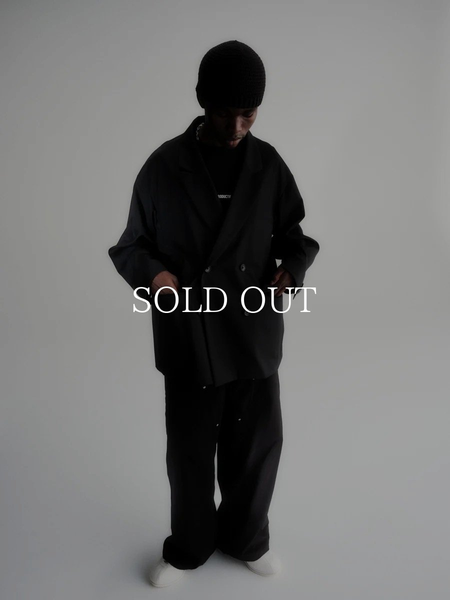 画像6: COOTIE   Comfort Merino Saxony Double Breasted Jacket (6)