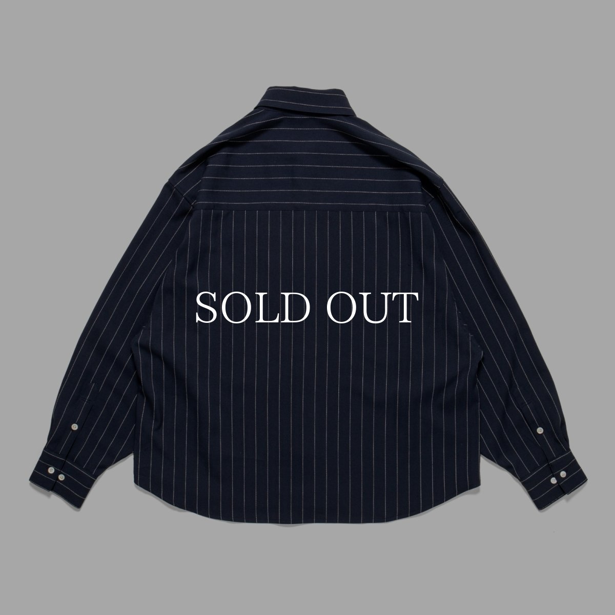 画像2: APPLEBUM  Stripe Oversize L/S Shirt (2)