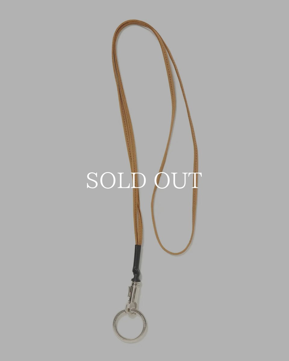 画像2: nonnative  VOYAGER KEY RING WITH LEATHER STRAP by END (2)