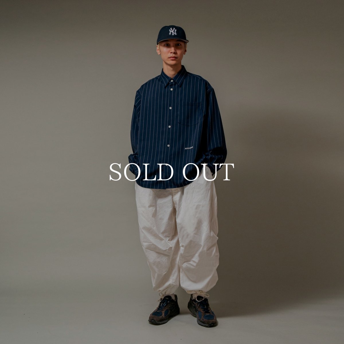 画像5: APPLEBUM  Stripe Oversize L/S Shirt (5)