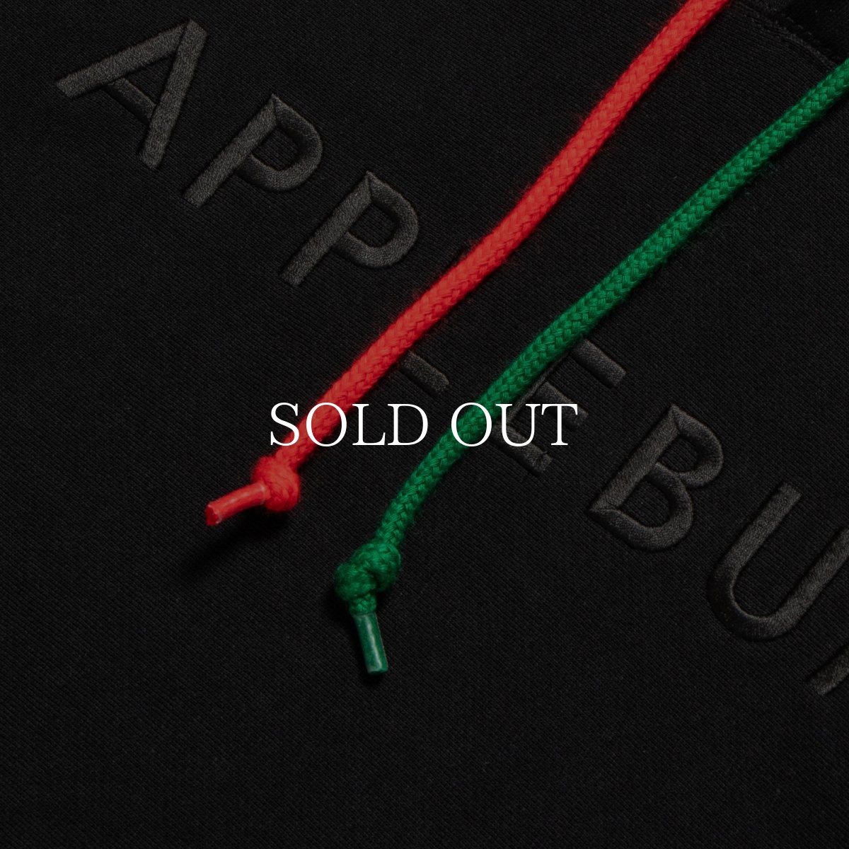 画像4: APPLEBUM  Black Logo Sweat Parka (4)