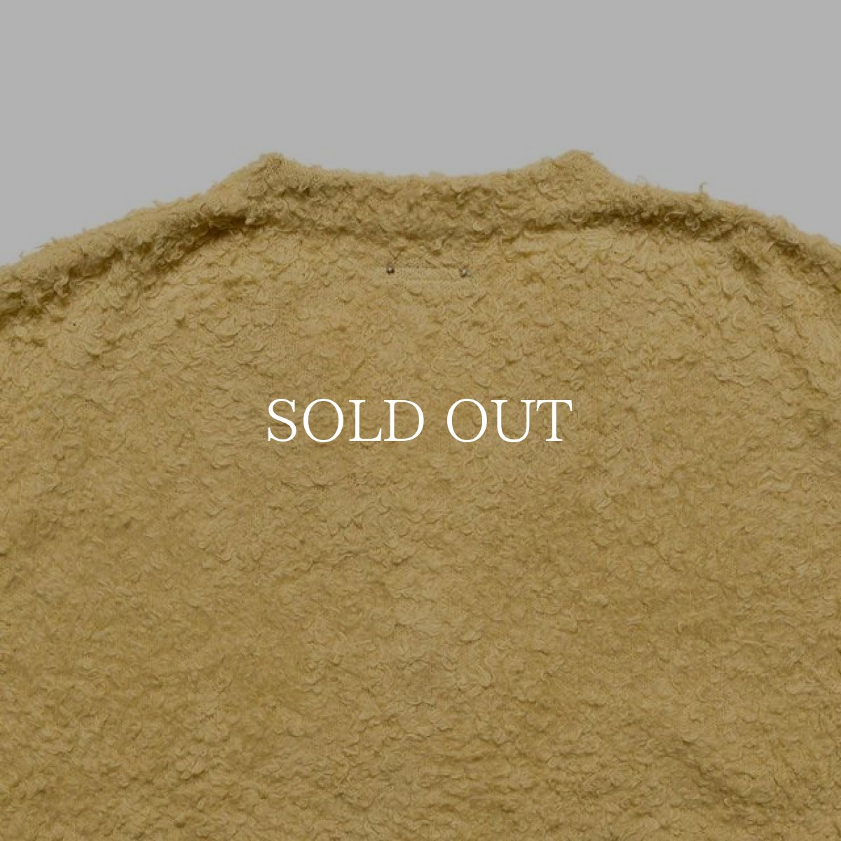 画像10: MINEDENIM  Shaggy Cotton Knit Cardigan (10)