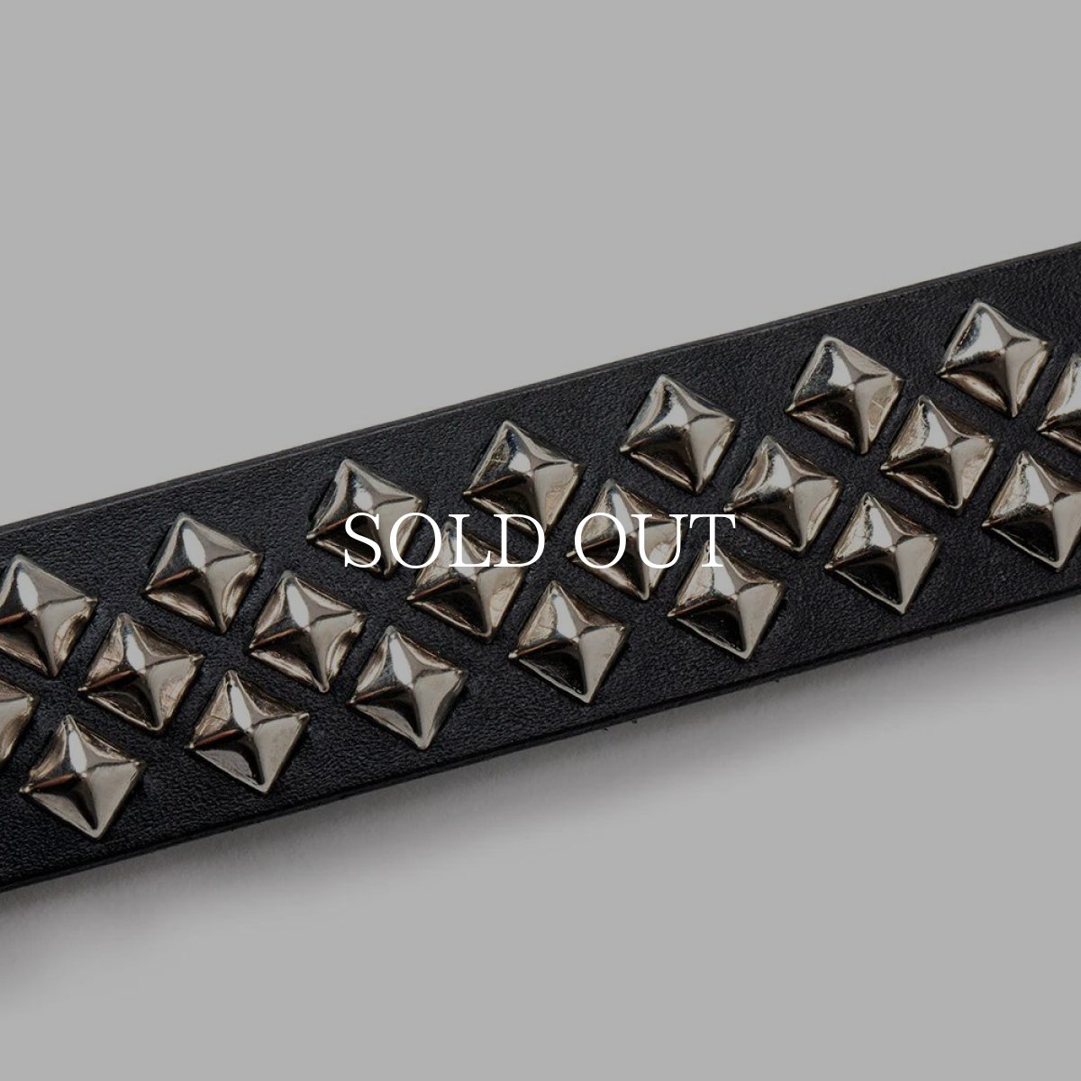 画像4: CALEE  STUDS LEATHER NARROW BELT ＜TYPE A＞ (4)