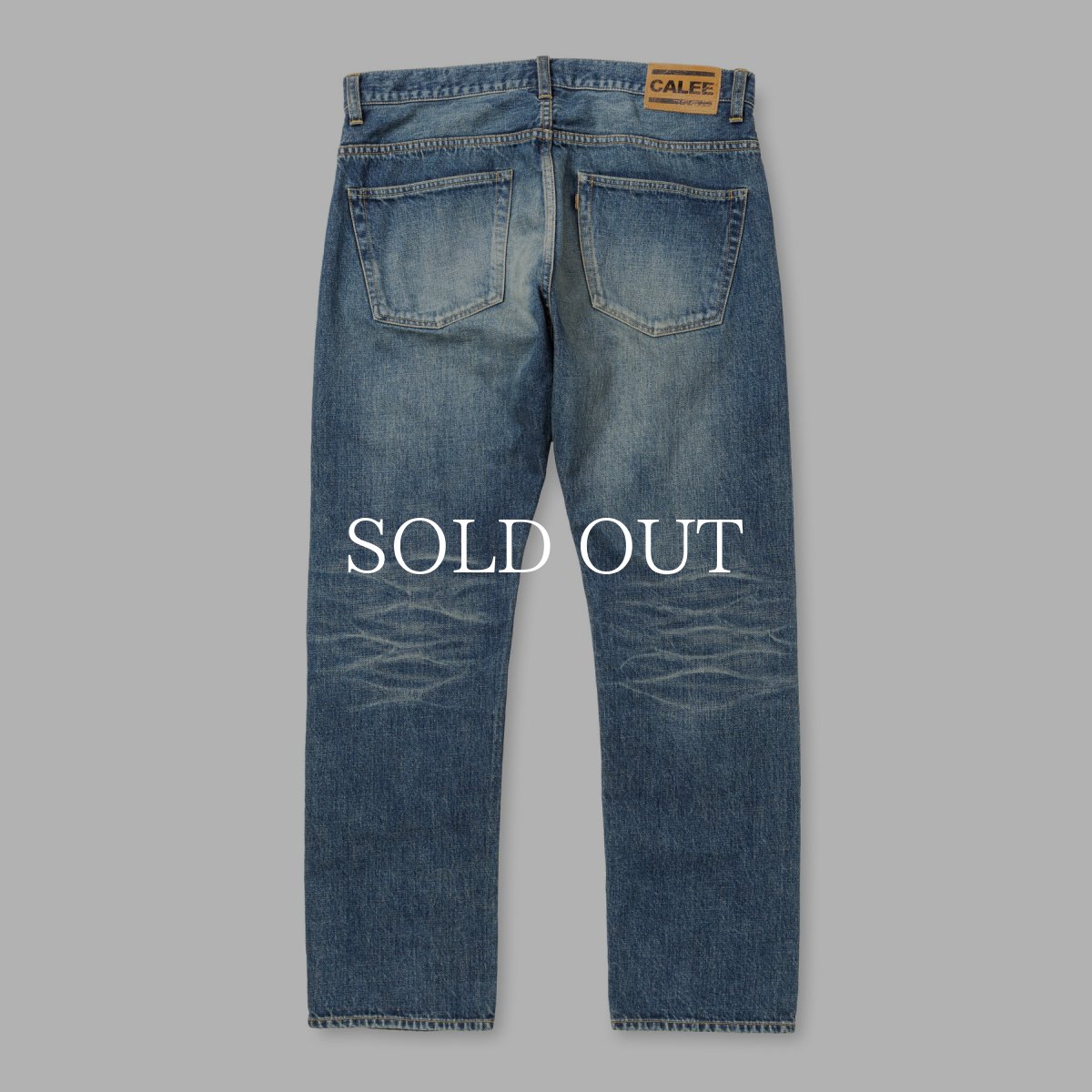 画像2: CALEE  VINTAGE REPRODUCT TAPERED DENIM PANTS ＜USED＞ (2)