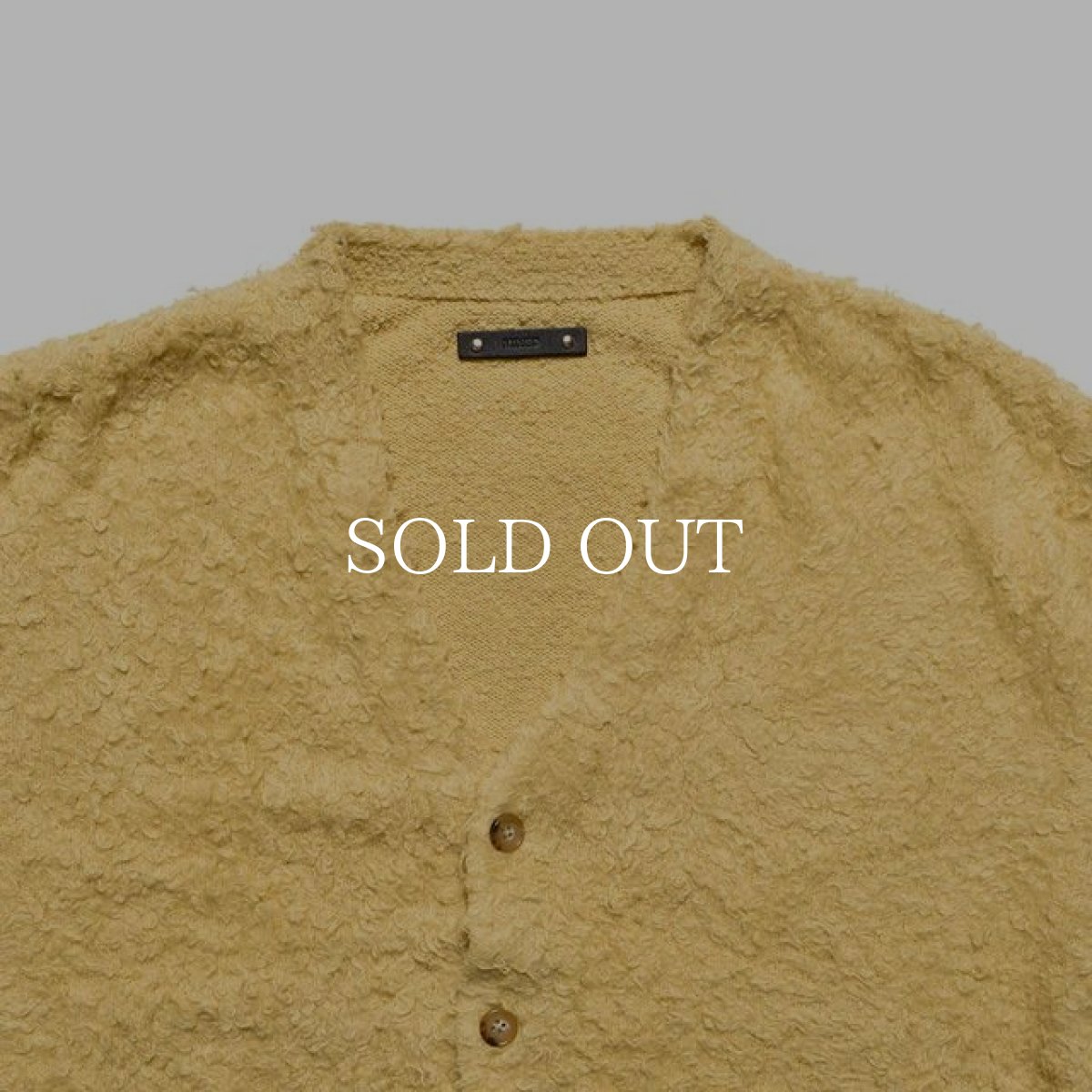 画像9: MINEDENIM  Shaggy Cotton Knit Cardigan (9)