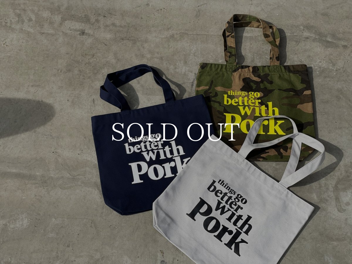 画像17: PORKCHOP GARAGE SUPPLY  THINGS GO BETTER TOTE BAG (17)