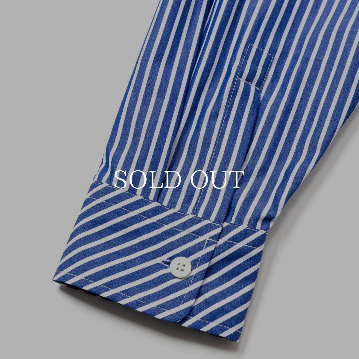 画像8: CALEE  STRIPE BOX L/S SH (8)